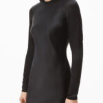 OPEN BACK DRESS IN SILK