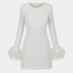 FEATHERS MINI DRESS