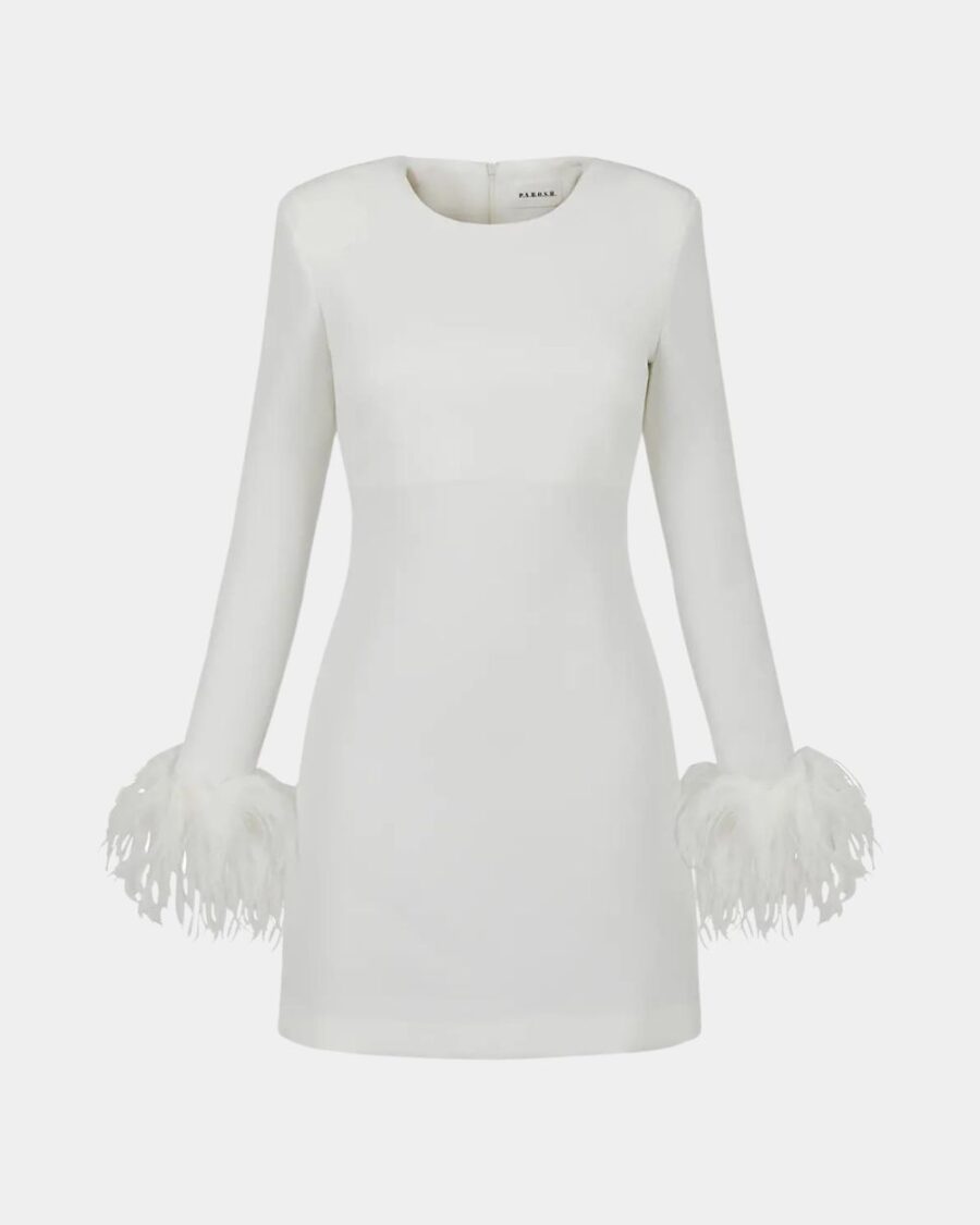 FEATHERS MINI DRESS