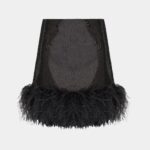 SKIRT WITH FEATHERS