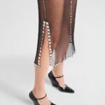 EMBROIDERED TULLE SKIRT