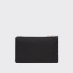 LEATHER AND SAFFIANO POUCH