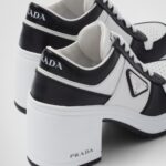 DOWNTOWN LEATHER HIGH HEEL SNEAKERS