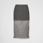 EMBROIDERED TULLE SKIRT