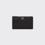 LEATHER AND SAFFIANO POUCH
