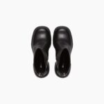 LEATHER PLATFORM BOOTIE