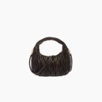 MIU WANDER MATELASSÉ NAPPA LEATHER MINI HOBO BAG