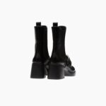 LEATHER BOOTIES WITH A BUCKLE