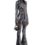 OPALA SEQUIN SHIRT IN ANTHRACITE SEQUIN