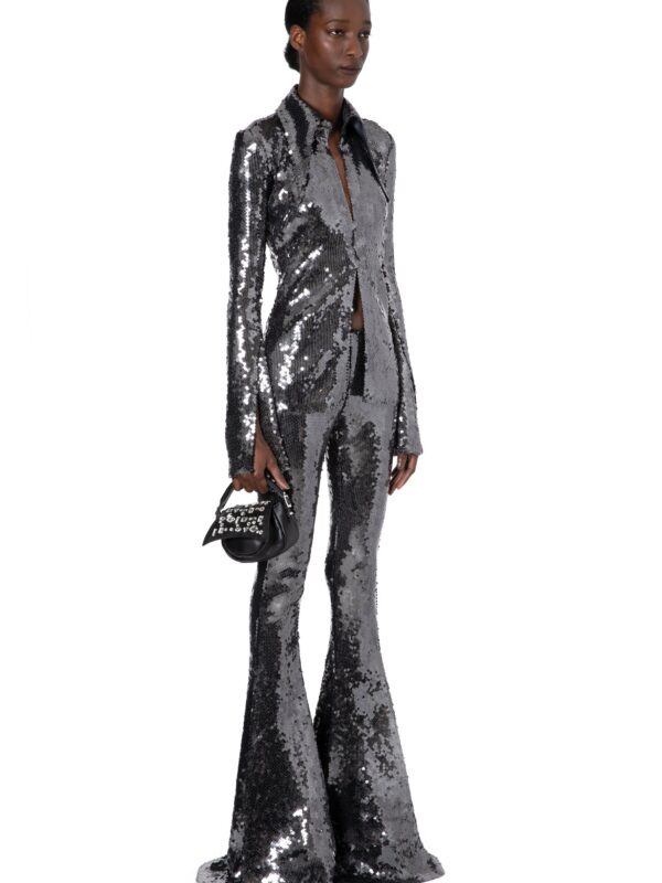 OPALA SEQUIN SHIRT IN ANTHRACITE SEQUIN