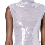 LUNA MINI DRESS IN LAVENDER SEQUIN