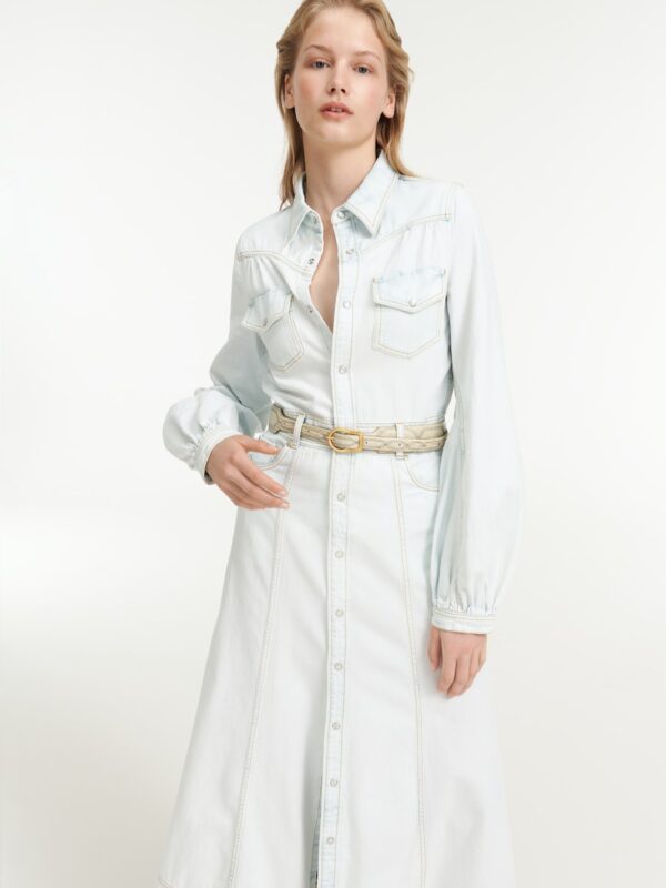 DENIM ROMANCE DRESS