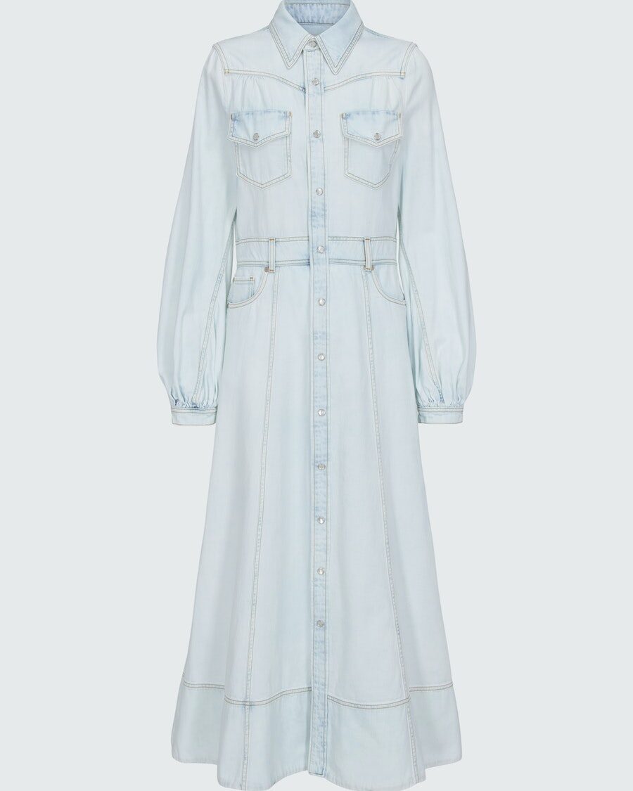 DENIM ROMANCE DRESS