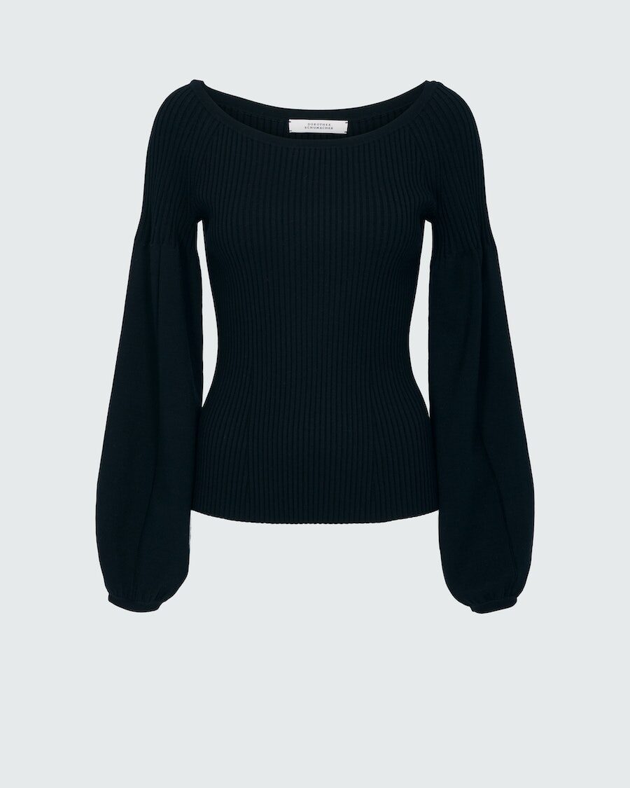SLEEK RIBS PULLOVER