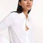POPLIN POWER BLOUSE