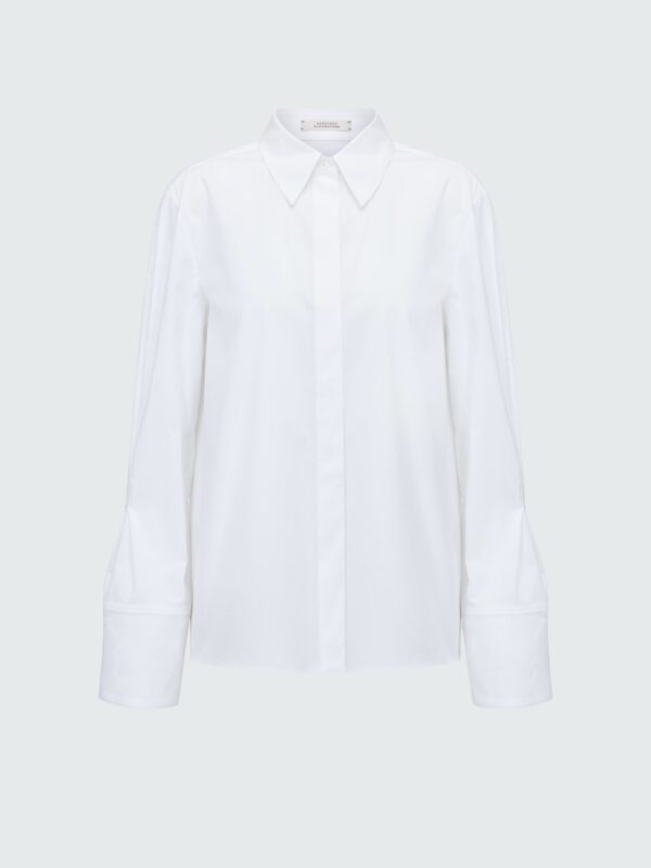 POPLIN POWER BLOUSE