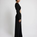 RUCHED DISCONNECT SHIRT DRESS