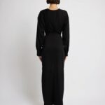 RUCHED DISCONNECT SHIRT DRESS