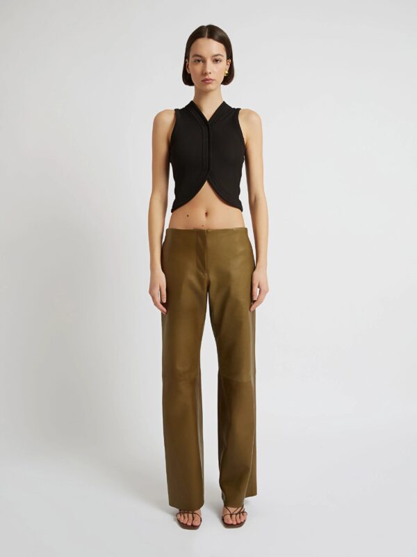 MULTI BIND RIB VEST TOP