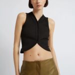MULTI BIND RIB VEST TOP