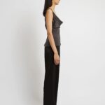SHEER TORSO COWL TANK