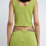 CRYSTAL LATTICE FRONT KNIT TANK