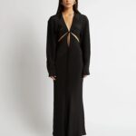TRIQUETRA FRONT TIE SHIRT DRESS