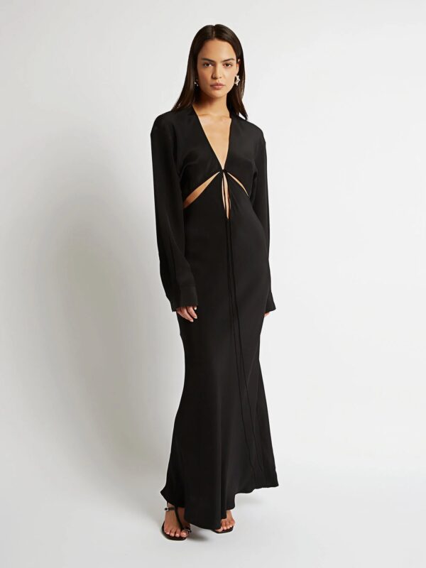 TRIQUETRA FRONT TIE SHIRT DRESS