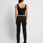 CRYSTAL LATTICE FRONT KNIT TANK