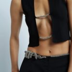 CRYSTAL LATTICE FRONT KNIT TANK