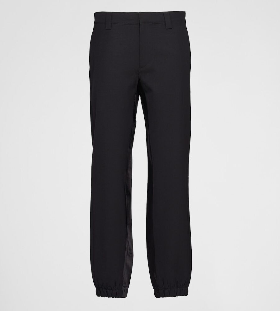 WOOL GABARDINE PANTS