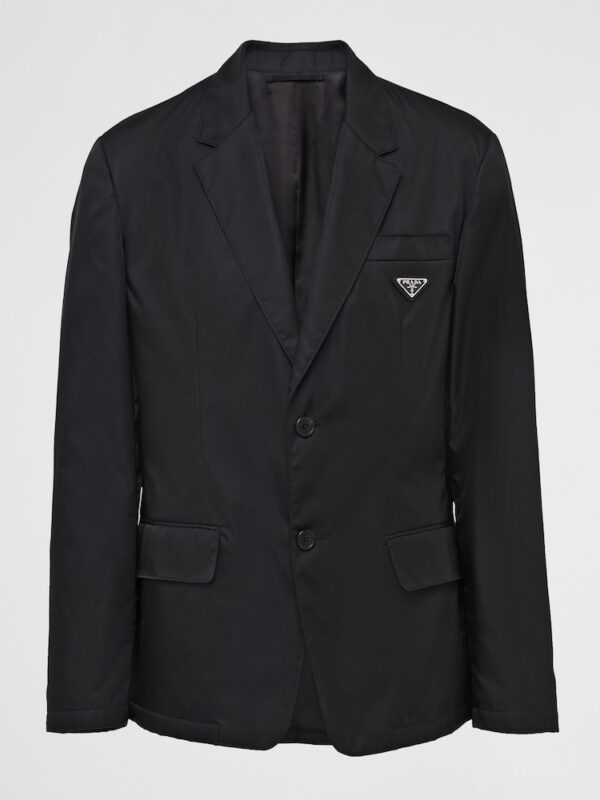 RE-NYLON SINGLE BREASTED BLAZER
