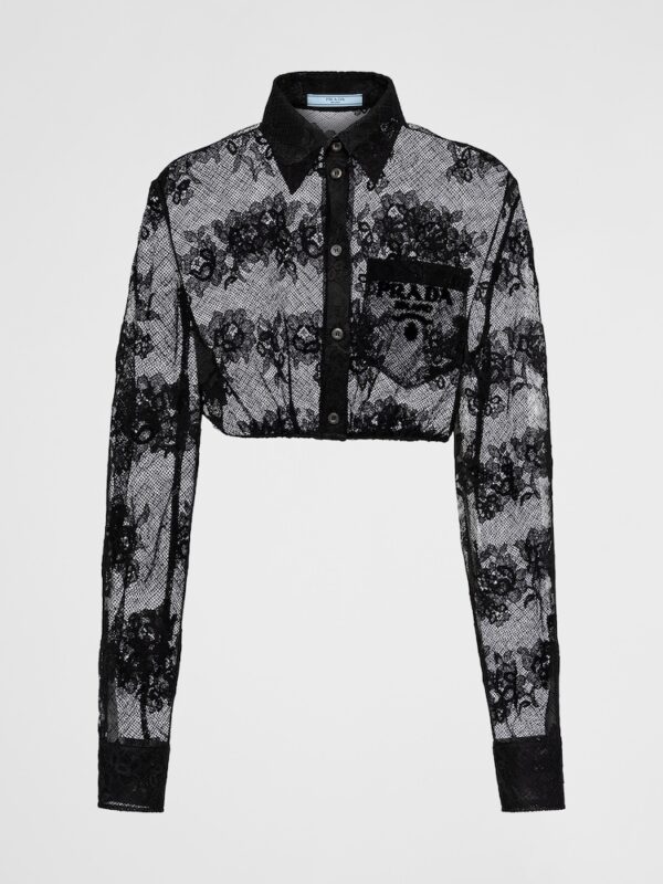 EMROIDERED LACE SHIRT