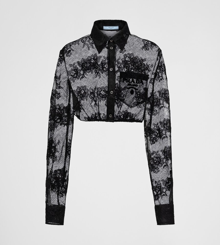 EMROIDERED LACE SHIRT