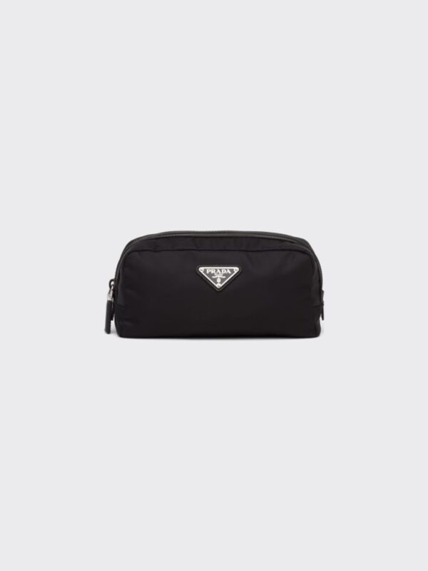 RE-NYLON AND SAFFIANO TRAVEL POUCH