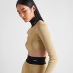 LAMÉ TURTLENECK SWEATER