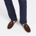 SUEDE SLIP ONS