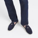 SUEDE SLIP ONS