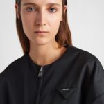 RE-NYLON BLOUSON WITH DETACHABLE CUFFS
