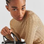 LAMÉ CREWNECK SWEATER