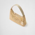 SATIN MINI BAG WITH CRYSTALS