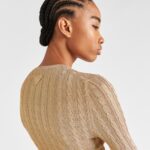LAMÉ CREWNECK SWEATER