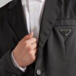 RE-NYLON SINGLE BREASTED BLAZER