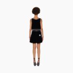VELVET BERMUDA SHORTS
