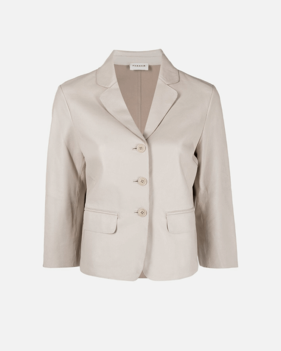 CROPPED LAMBSKIN JACKET