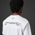Metropolis Series Mercerized Jersey Graphic Logo T-Shirt