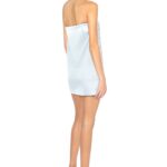 BLAISE MINI DRESS IN ICE BLUE CRYSTAL CHECK