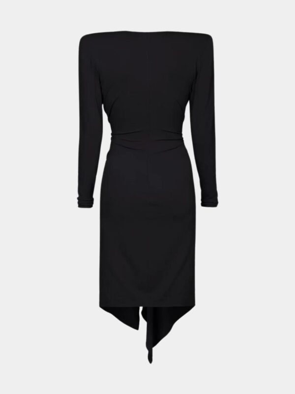 V-NECK MINI DRESS