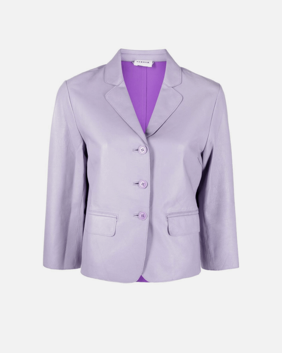 CROPPED LAMBSKIN JACKET