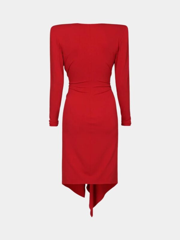 V-NECK MINI DRESS